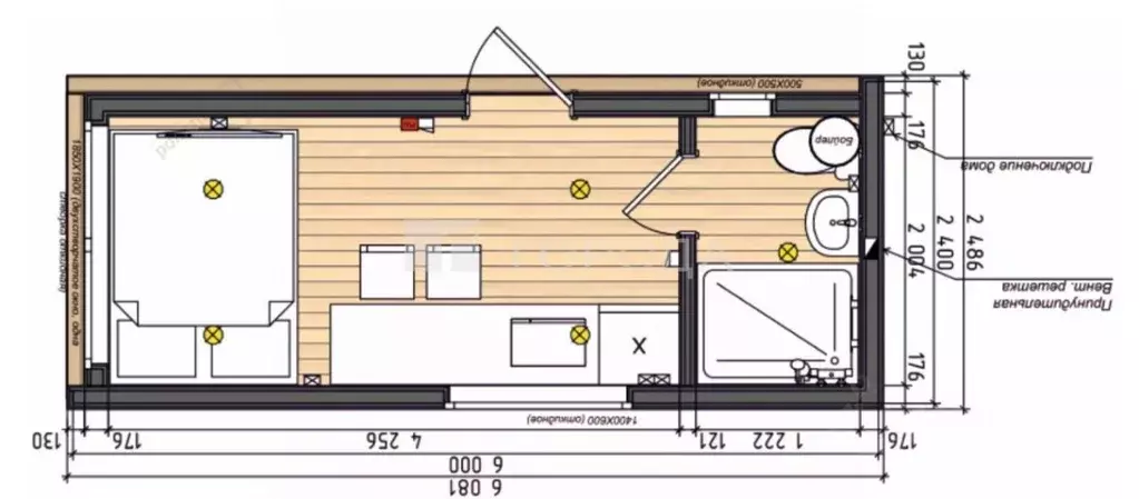Дом в Томская область, Томский район, пос. Мирный ул. Ягодная, 4 (17 ... - Фото 2