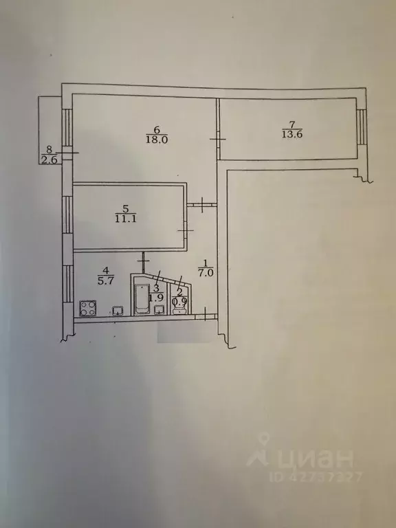 3-к кв. Саратовская область, Саратов проезд 4-й Масленников, 1 (58.2 ... - Фото 2