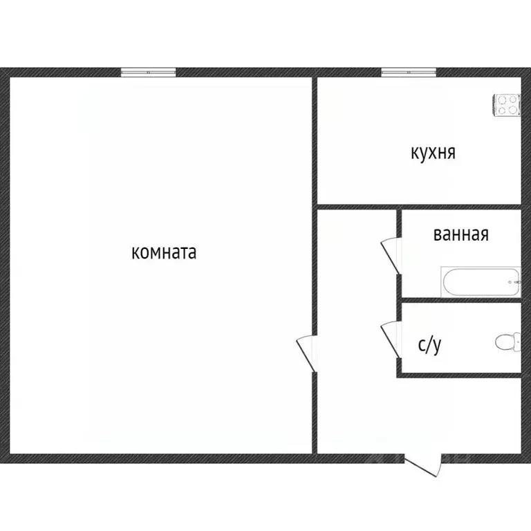 1-к кв. Свердловская область, Нижний Тагил Алтайская ул., 37 (34.7 м) - Фото 1