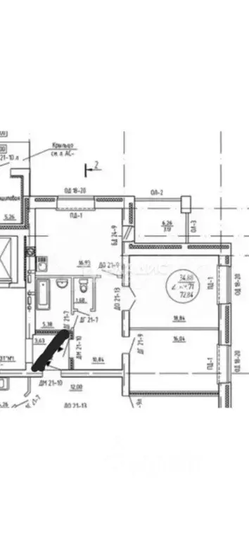 2-к кв. Марий Эл, Йошкар-Ола Успенская ул., 11В (73.0 м) - Фото 2