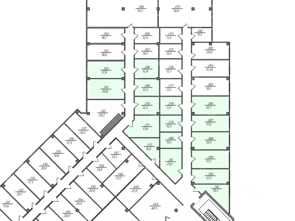 Офис в Санкт-Петербург Домостроительная ул., 16 (275 м) - Фото 2