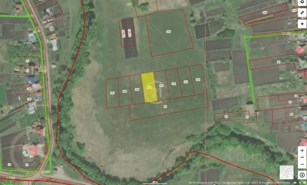 Участок в Тамбовская область, Тамбовский муниципальный округ, с. ... - Фото 2