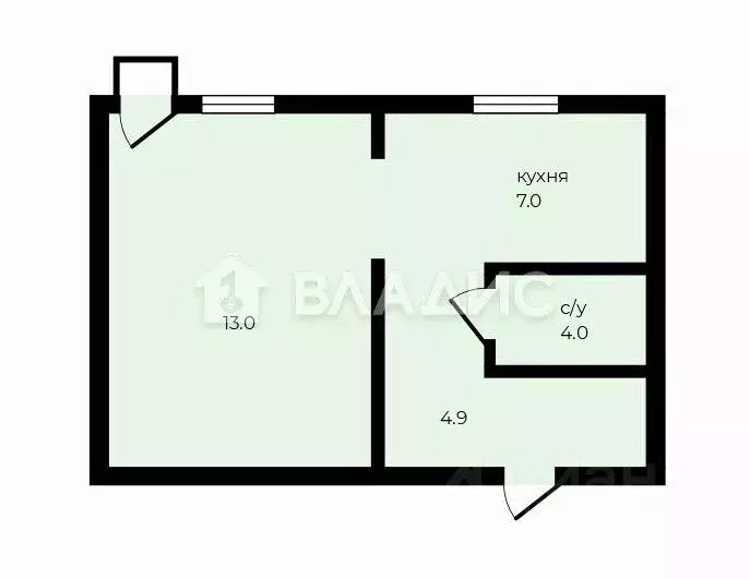 1-к кв. Московская область, Королев Первомайская ул., 2 (28.9 м) - Фото 2