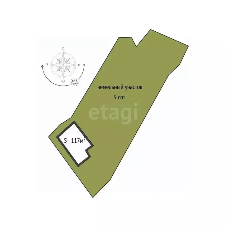 Дом в Новосибирская область, Новосибирск Алый Рассвет СНТ, 55 (117 м) - Фото 2