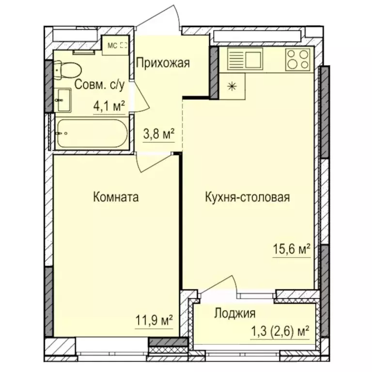 1-к кв. Удмуртия, Ижевск Буммаш жилрайон, Покровский жилой комплекс ... - Фото 0