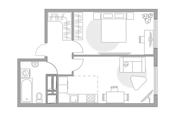 2-комнатная квартира: Долгопрудный, микрорайон Гранитный, жилой ... - Фото 1