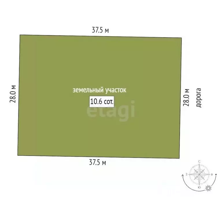 Участок в Владимирская область, Муром д. Коржавино, ул. Луговая (10.6 ... - Фото 1