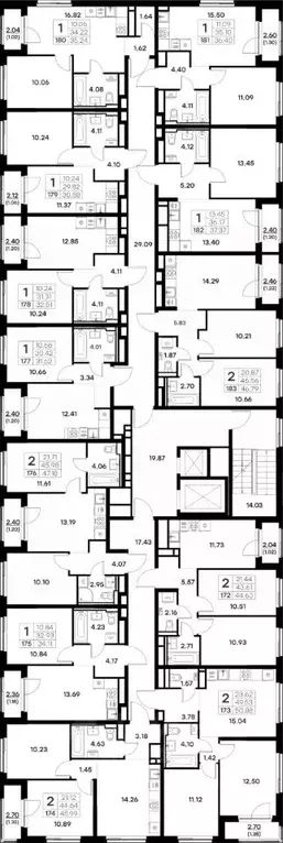 1-к кв. Владимирская область, Владимир Глоракс Октябрьский жилой ... - Фото 2