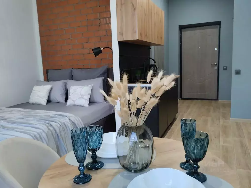 Студия Челябинская область, Челябинск ул. Елькина, 91 (32.0 м) - Фото 1