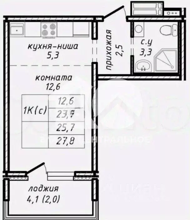 Студия Новосибирская область, Новосибирск ул. Связистов, 162/1 (25.3 ... - Фото 0