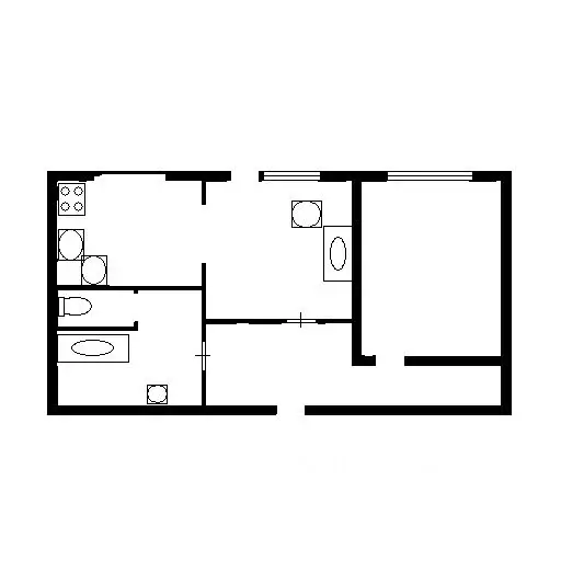 2-к кв. Ханты-Мансийский АО, Сургут ул. Дзержинского, 24 (59.0 м) - Фото 1