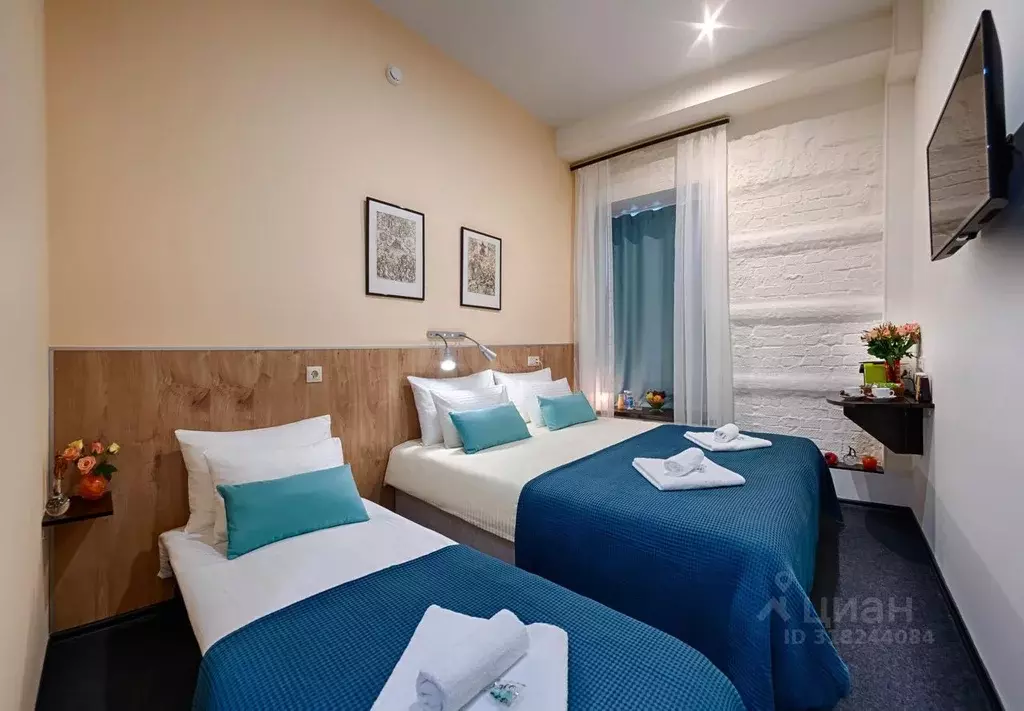 Комната Санкт-Петербург Кирпичный пер., 3 (14.0 м) - Фото 0