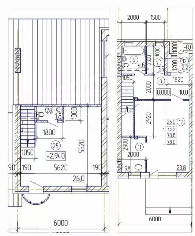 Продаётся 2-к квартира, 76.9 м - Фото 0
