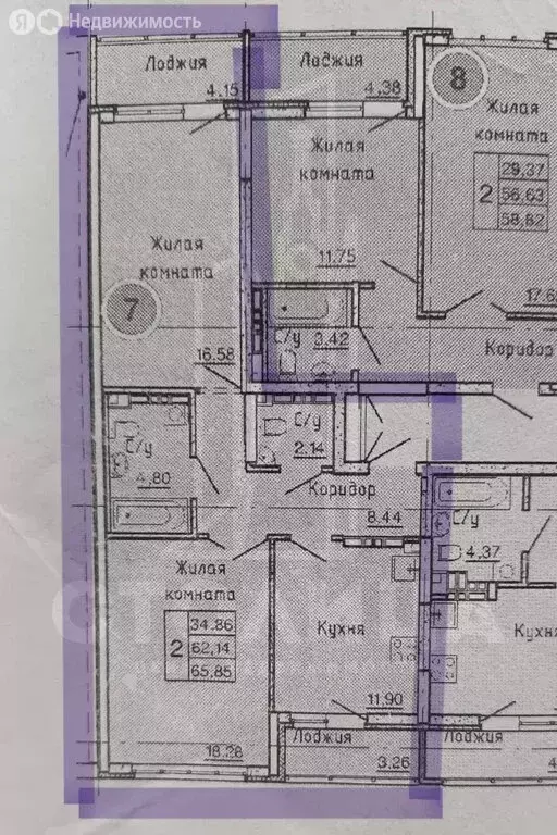 2-комнатная квартира: Екатеринбург, улица Энтузиастов, 36Б (62 м) - Фото 2