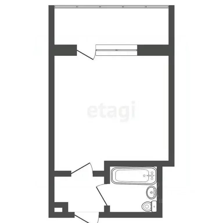 Студия Тюменская область, Тюмень Олимпийская ул., 34 (13.2 м) - Фото 1