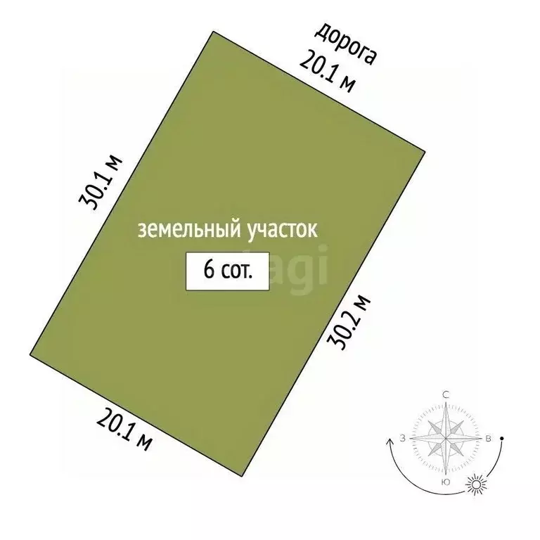 Участок в Крым, Кировский район, Синицынское с/пос, с. Васильковое ул. ... - Фото 2