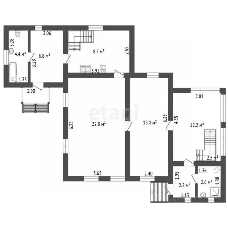 Дом в Санкт-Петербург пос. Александровская, ул. Парковая, 6 (138 м) - Фото 2