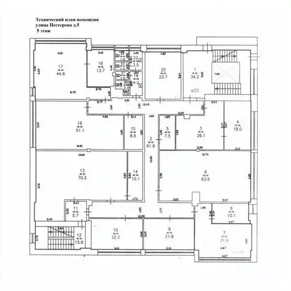 Офис в Нижегородская область, Нижний Новгород ул. Нестерова, 5 (1007 ... - Фото 1