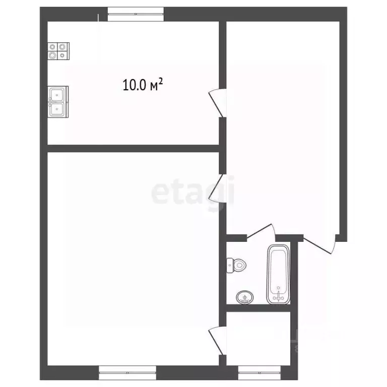 1-к кв. Ставропольский край, Пятигорск Широкая ул. (60.8 м) - Фото 2