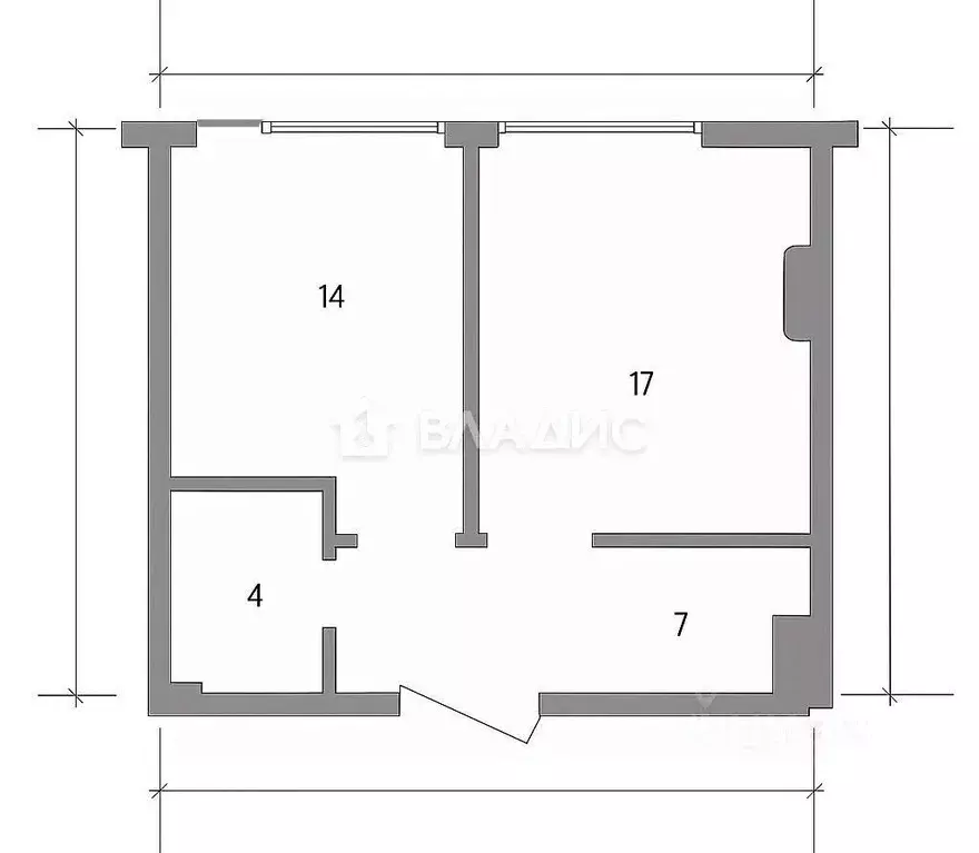 1-к кв. Санкт-Петербург 2-й Муринский просп., 36 (42.0 м) - Фото 1