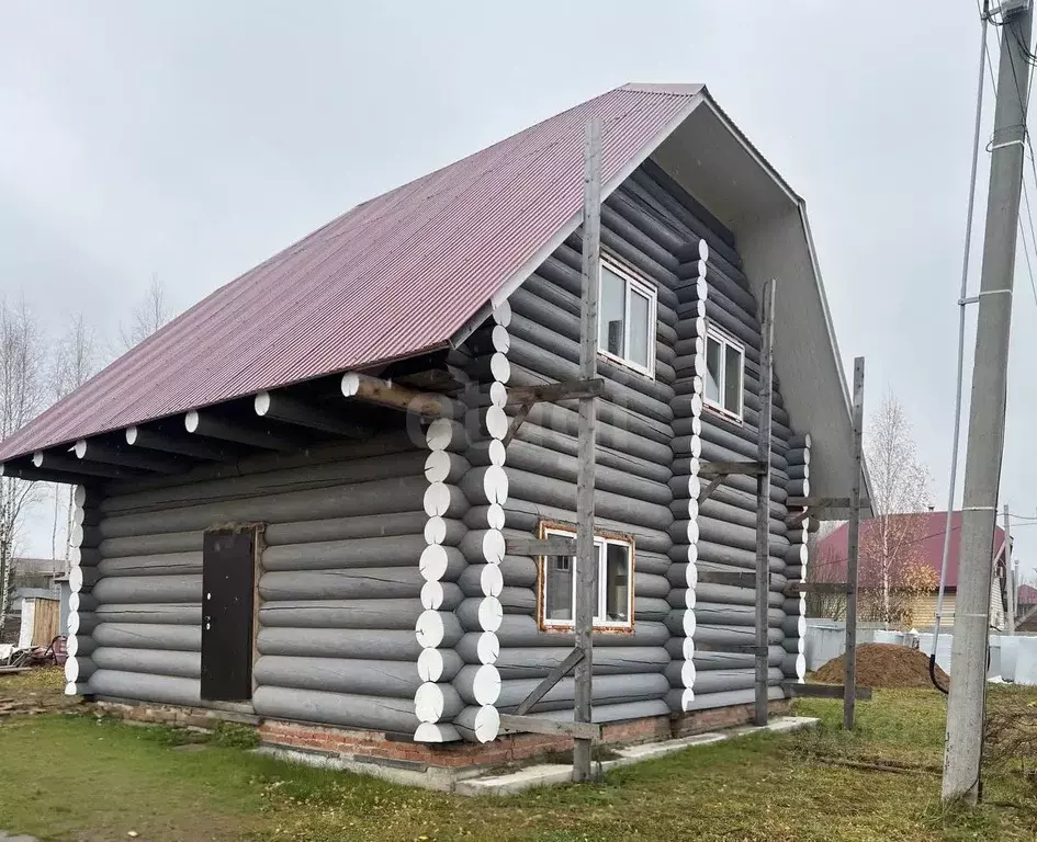 Дом в Пермский край, Добрянский муниципальный округ, д. Залесная ул. ... - Фото 1