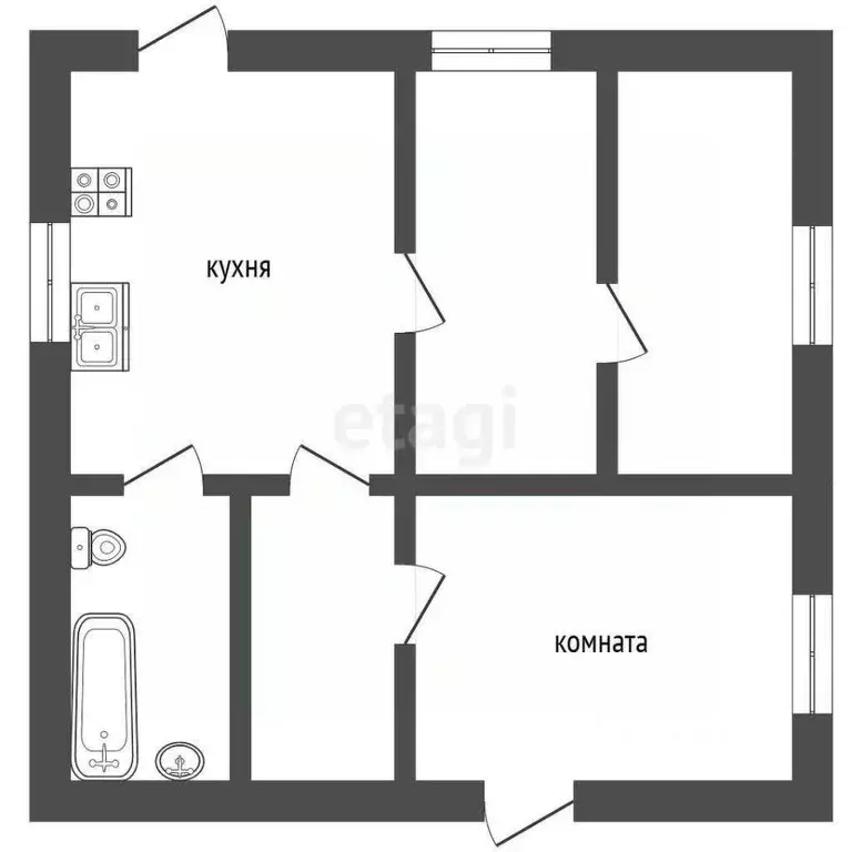 Дом в Крым, Евпатория ул. Симферопольская, 52 (39 м) - Фото 2