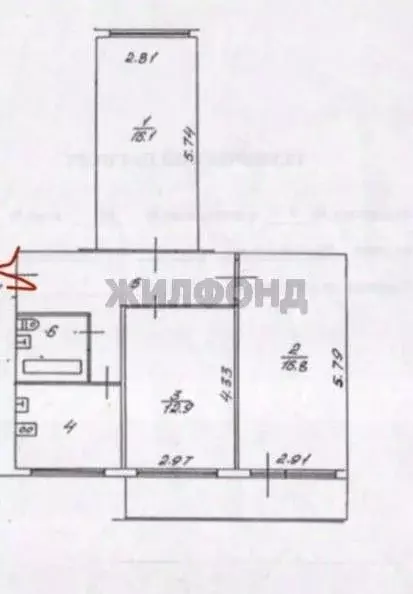 3-к кв. Ханты-Мансийский АО, Когалым Привокзальная ул., 10 (70.4 м) - Фото 1