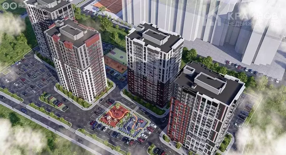 1-комнатная квартира: Воронеж, ЖК Никитинские Сады (44.64 м) - Фото 1