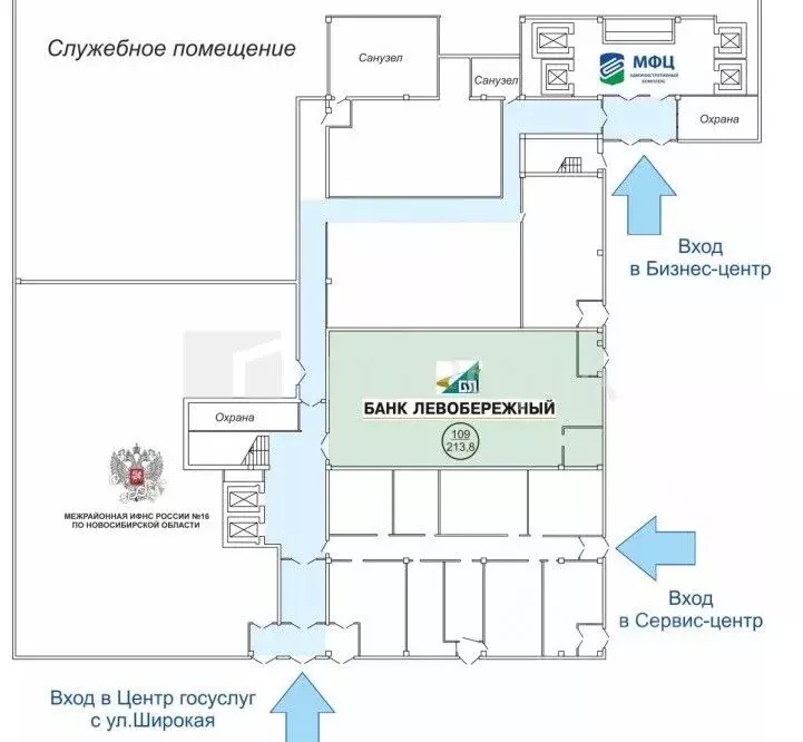 Офис в Новосибирская область, Новосибирск пл. Труда, 1 (24 м) - Фото 1