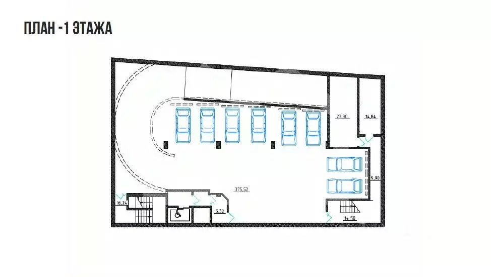 Помещение свободного назначения в Москва Резервный проезд, 11АС1 (1903 ... - Фото 2
