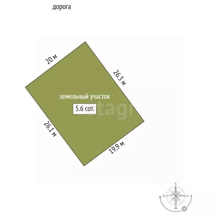 Участок в Ростовская область, Аксайский район, Старочеркасская ст-ца ... - Фото 1