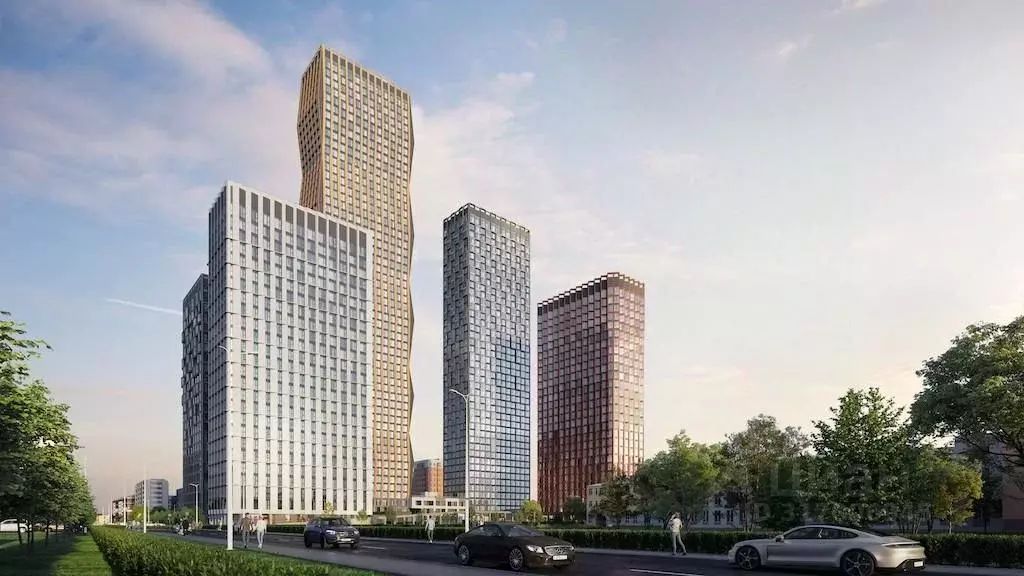 1-к кв. Москва Инди Тауэрс жилой комплекс (36.7 м) - Фото 1