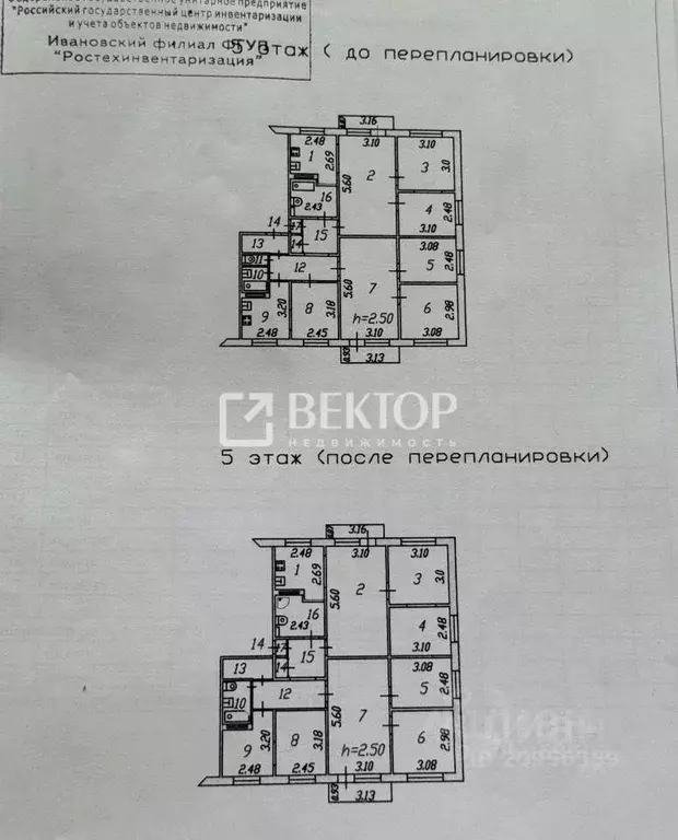 6-к кв. Ивановская область, Иваново ул. 2-я Ключевая, 10 (115.0 м) - Фото 1