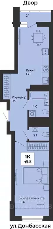 1-к кв. Свердловская область, Екатеринбург Уралмаш жилрайон, ул. ... - Фото 1