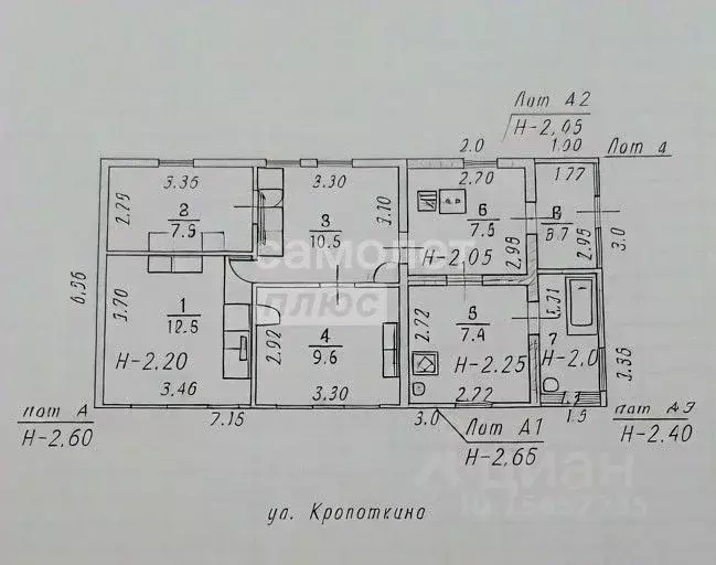 Дом в Омская область, Омск Привокзальный мкр, ул. Кропоткина, 42 (60 ... - Фото 2