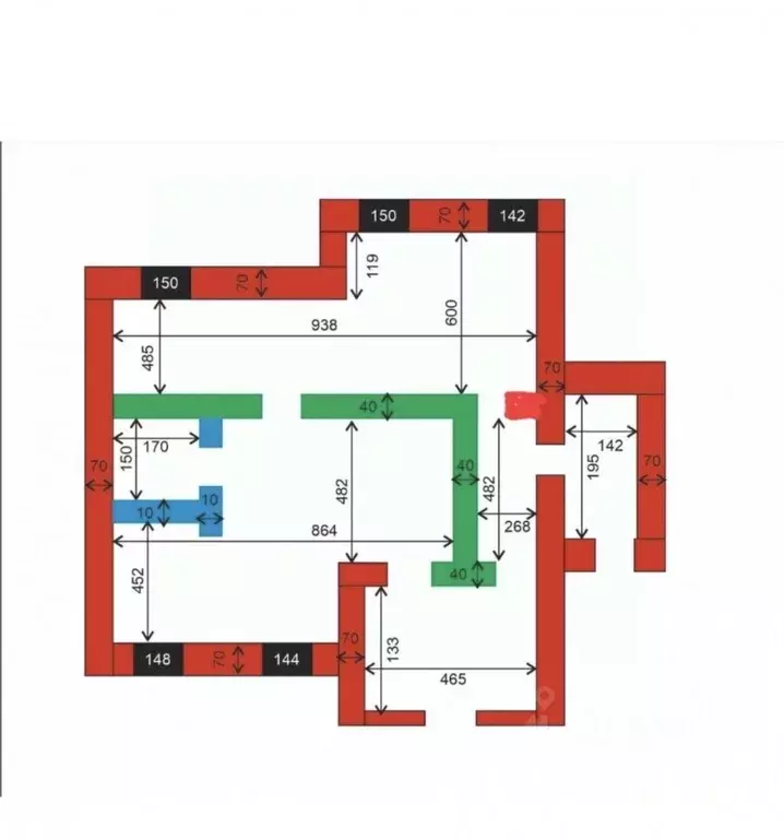 Торговая площадь в Кировская область, Киров ул. Кольцова, 13 (60 м) - Фото 1