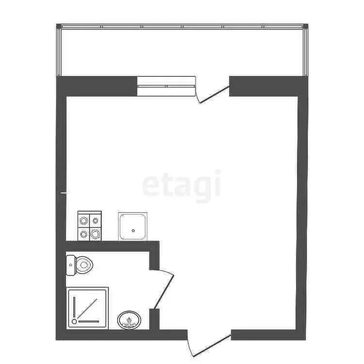 Квартира-студия: Сочи, улица Ленина, 286 (16.7 м) - Фото 0