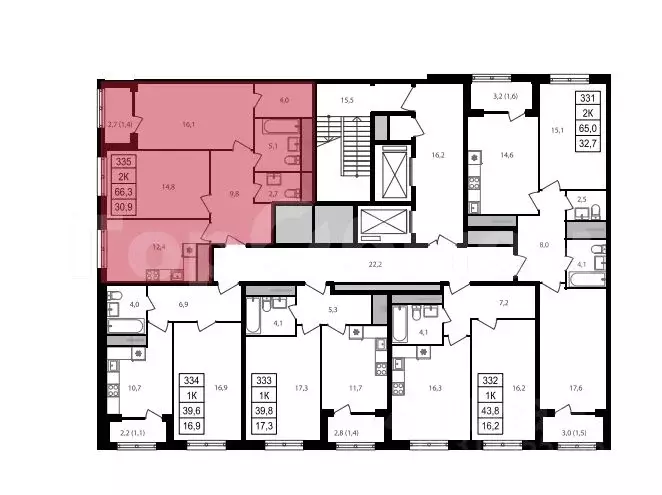 2-к кв. Москва Михалковская ул., 48к2 (67.7 м) - Фото 1