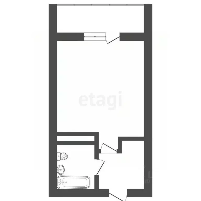 Студия Тюменская область, Тюмень Олимпийская ул., 34 (13.0 м) - Фото 2