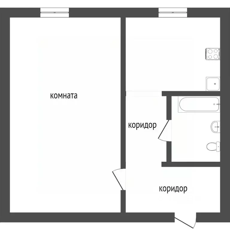 1-к кв. Бурятия, Улан-Удэ ул. Гармаева, 15 (32.0 м) - Фото 0