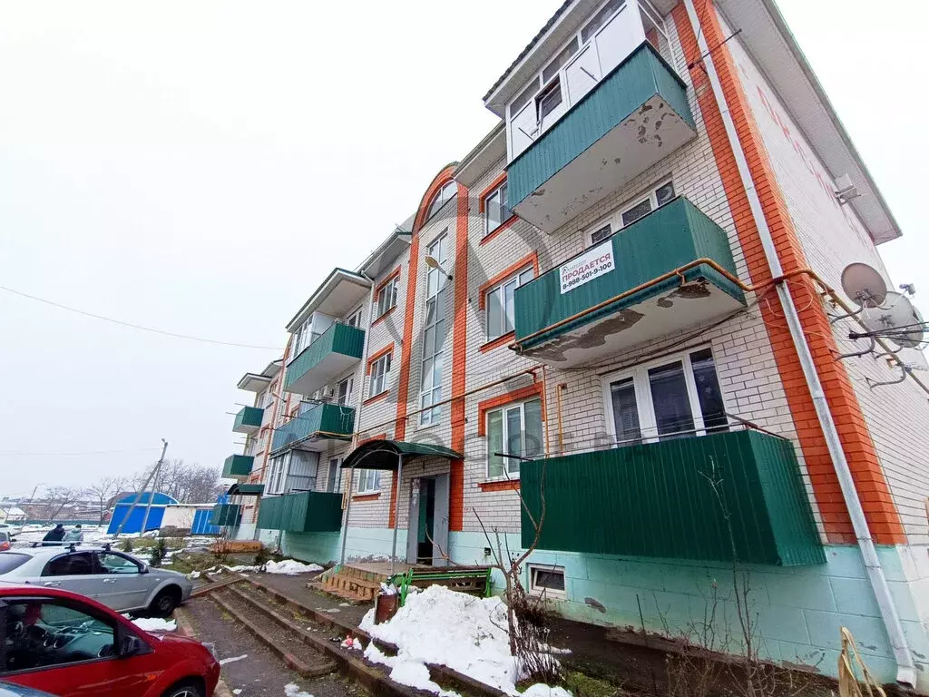 1-комнатная квартира: Апшеронск, микрорайон Соцгородок, 25А (33.9 м) - Фото 1