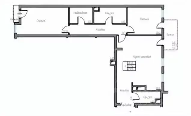 2-к кв. Калининградская область, Калининград просп. Калинина, 111 ... - Фото 2