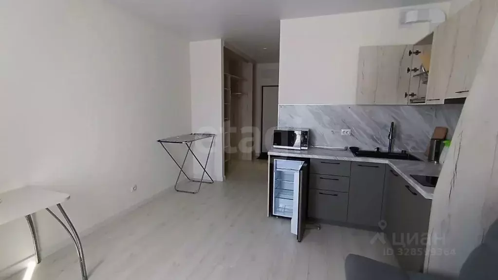 Студия Тюменская область, Тюмень ул. Андрея Кореневского, 7 (24.0 м) - Фото 2