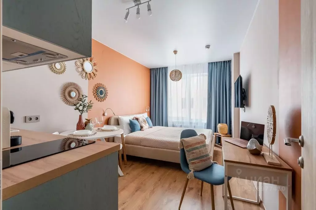 Студия Санкт-Петербург просп. Стачек, 64 (21.0 м) - Фото 0