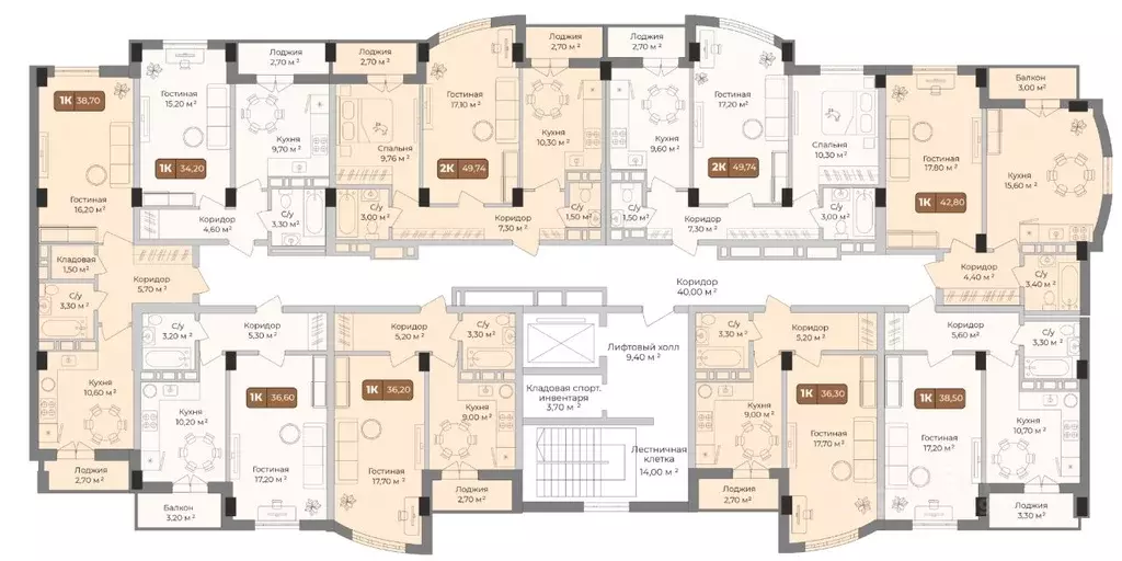 2-к кв. Краснодарский край, Краснодар Музыкальный мкр, ул. Имени ... - Фото 2