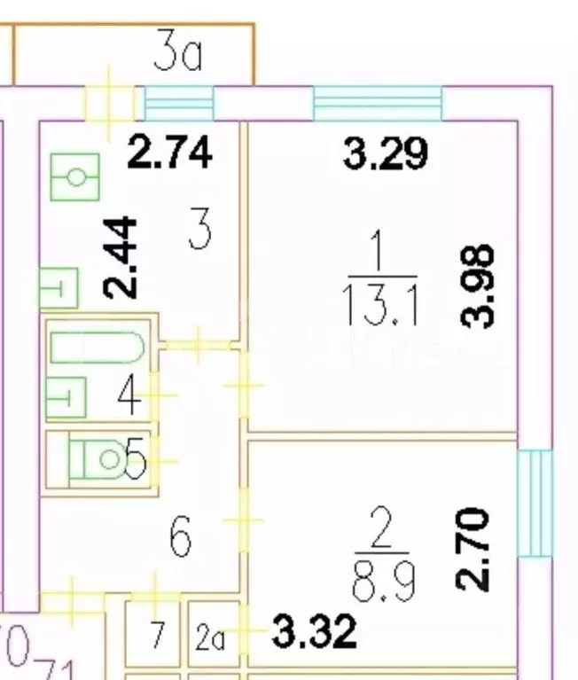 2-к кв. Москва ул. Хлобыстова, 14К2 (38.7 м) - Фото 1