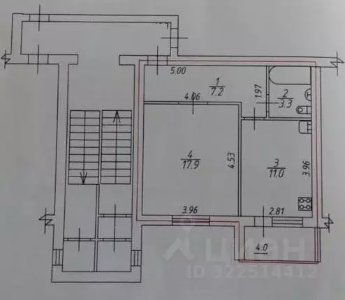 1-к кв. Ненецкий АО, Нарьян-Мар Искателей пгт, ул. Ардалина, 5 (39.5 ... - Фото 1