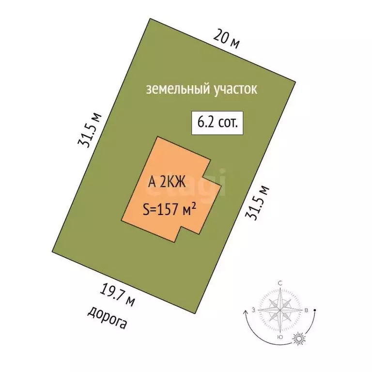 Дом в Тюменская область, Тюмень СОСН Агросад-Тюмень тер.,  (157 м) - Фото 1