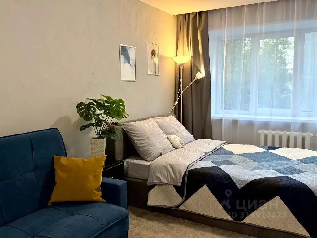 Студия Ивановская область, Иваново ул. Смирнова, 87 (28.0 м) - Фото 1