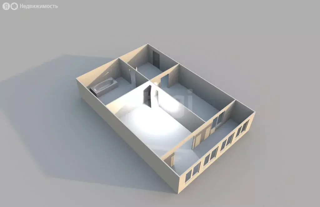 Квартира-студия: Южно-Сахалинск, проспект Мира, 300к6 (32 м) - Фото 1